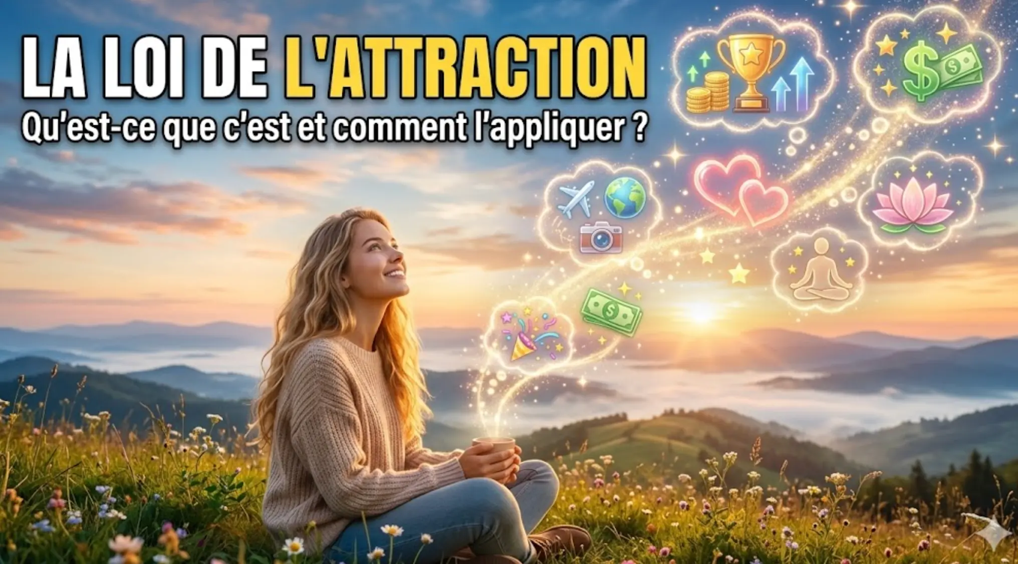 La loi de l&rsquo;attraction : qu&rsquo;est-ce que c&rsquo;est et comment l&rsquo;appliquer ?