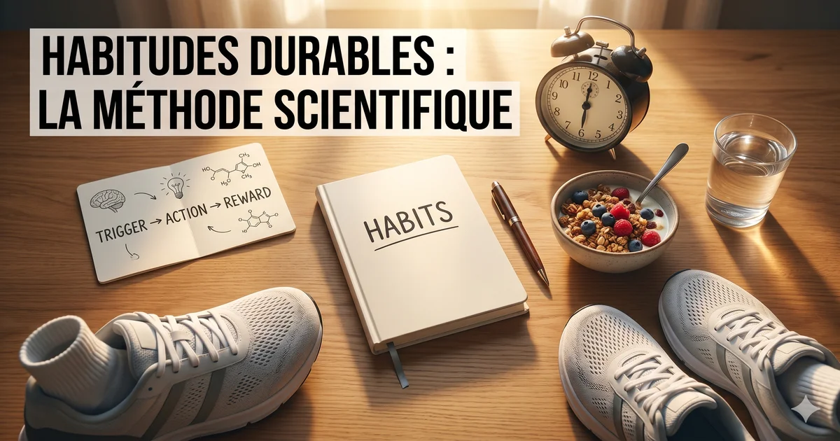 Comment créer des habitudes qui durent : la méthode scientifique