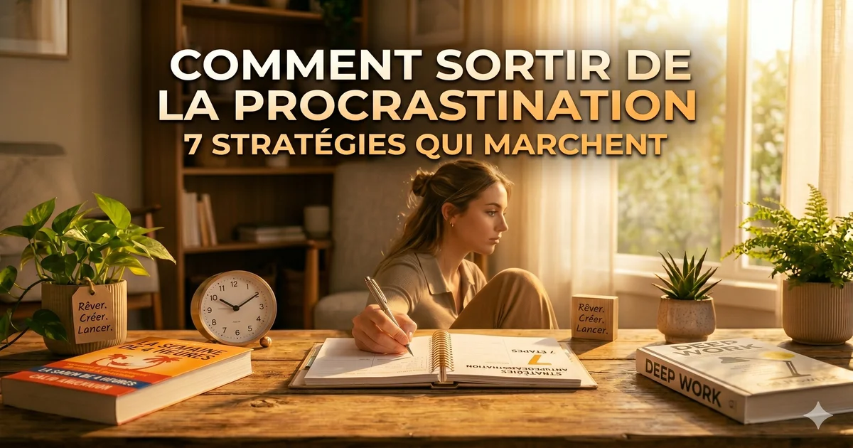 Comment sortir de la procrastination : 7 stratégies qui marchent
