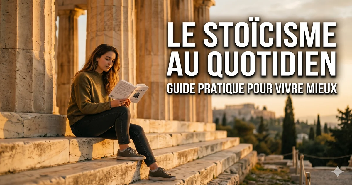Le stoïcisme au quotidien : guide pratique pour vivre mieux