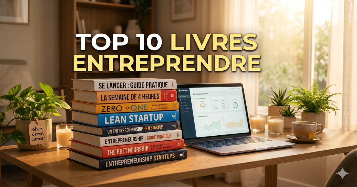Top 10 des livres pour entreprendre et se lancer