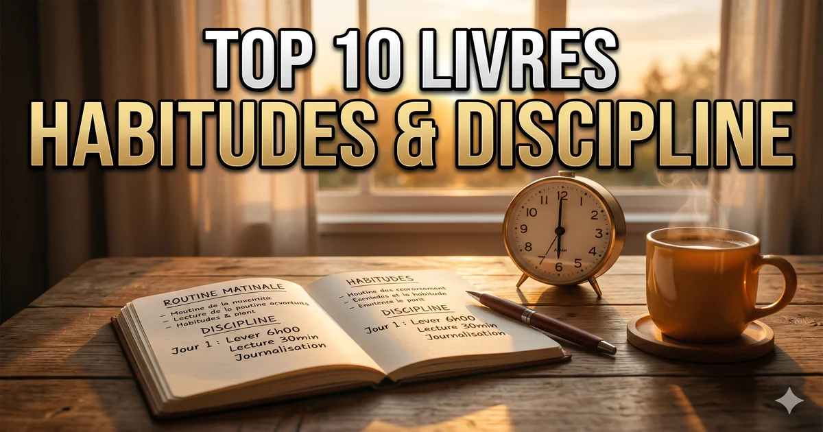 Top 10 des livres sur les habitudes et la discipline