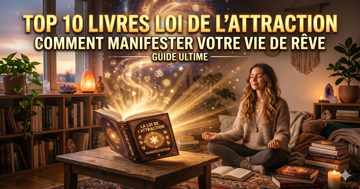 Top 10 des livres sur la loi de l&rsquo;attraction