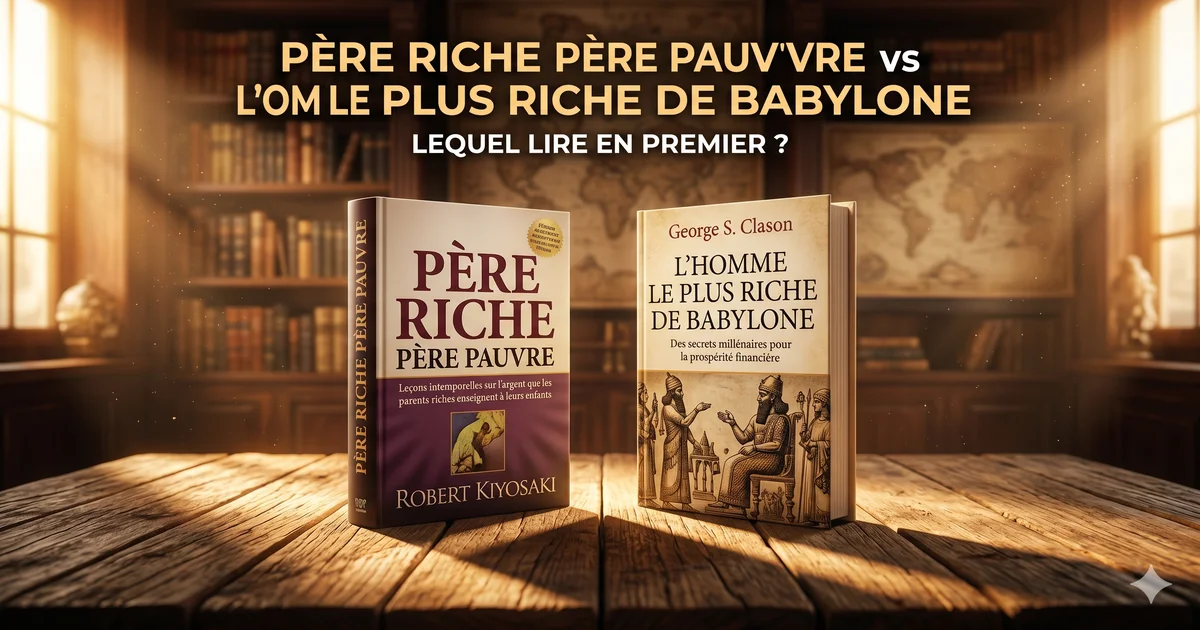 Père riche père pauvre vs L&rsquo;Homme le plus riche de Babylone